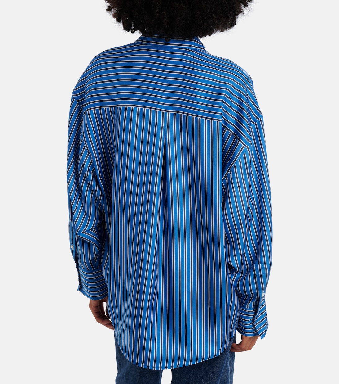 Chemise rayée en soie | Toteme