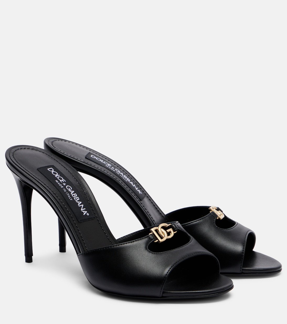 DG leather mules | Dolce&Gabbana