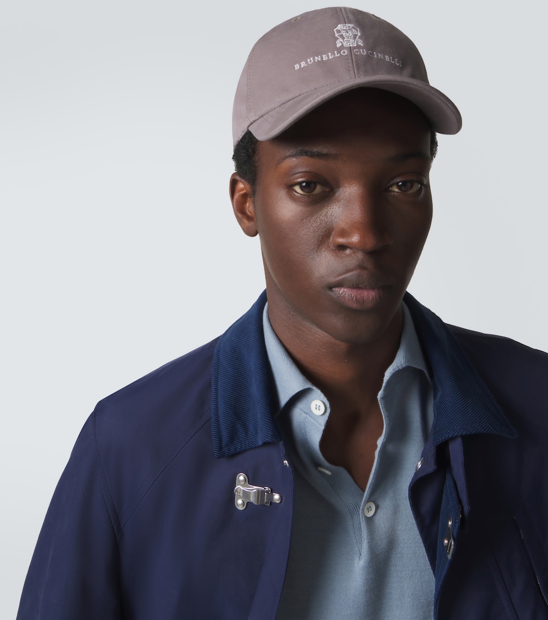 Bestickte Baseballcap aus Baumwolle | Brunello Cucinelli