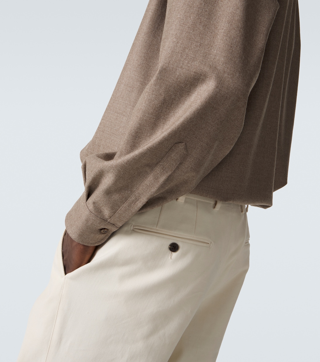 Franco 버진 울 셔츠 | Loro Piana