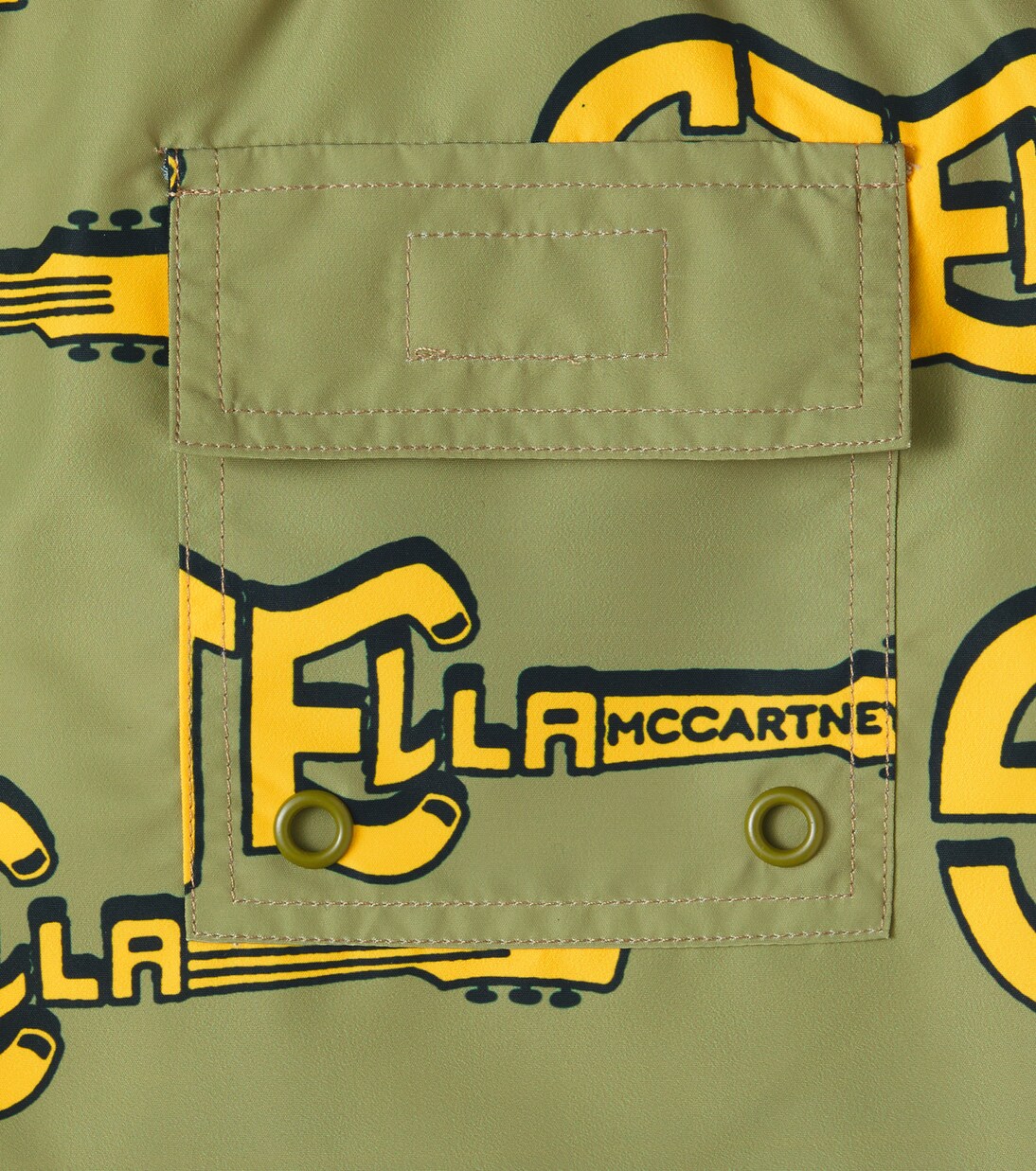 Short de bain Stella Guitars imprimé | Stella McCartney Kids