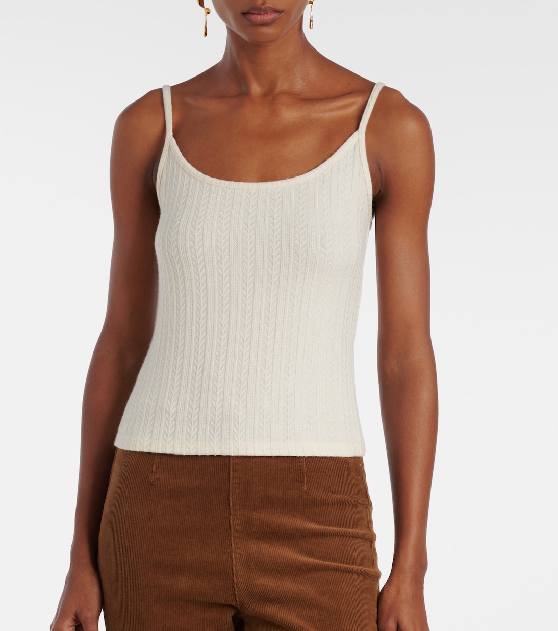 Knitted tank top | Veronica Beard