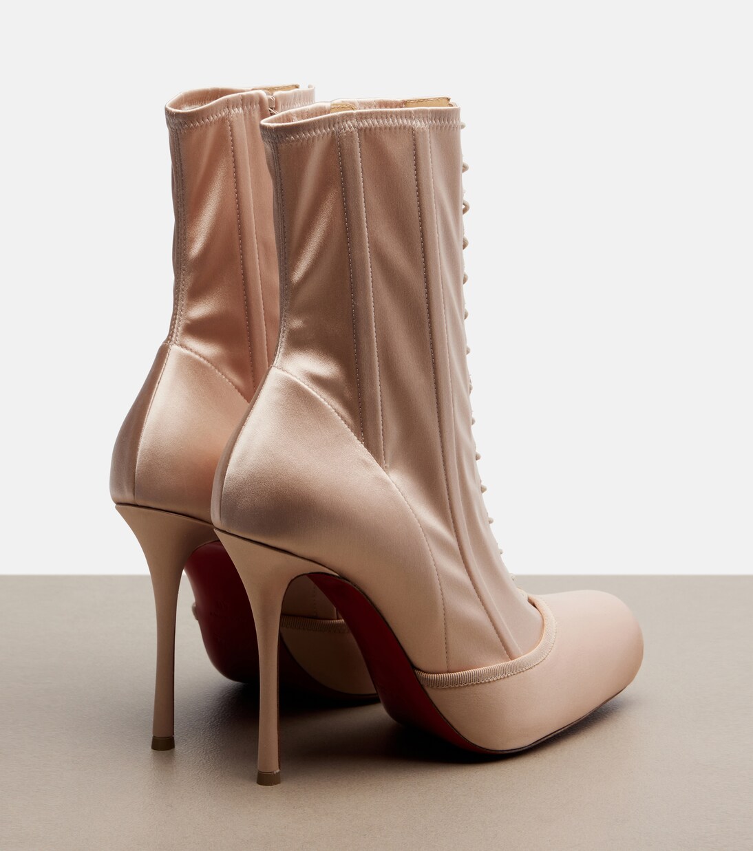 Pavlova crêpe satin ankle boots | Christian Louboutin