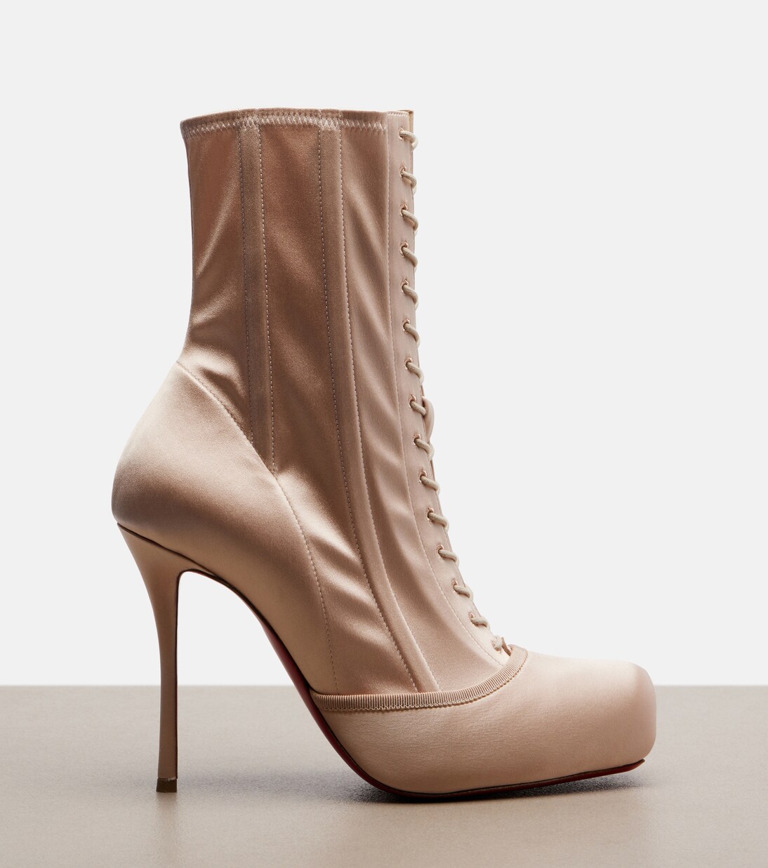 Pavlova crêpe satin ankle boots | Christian Louboutin
