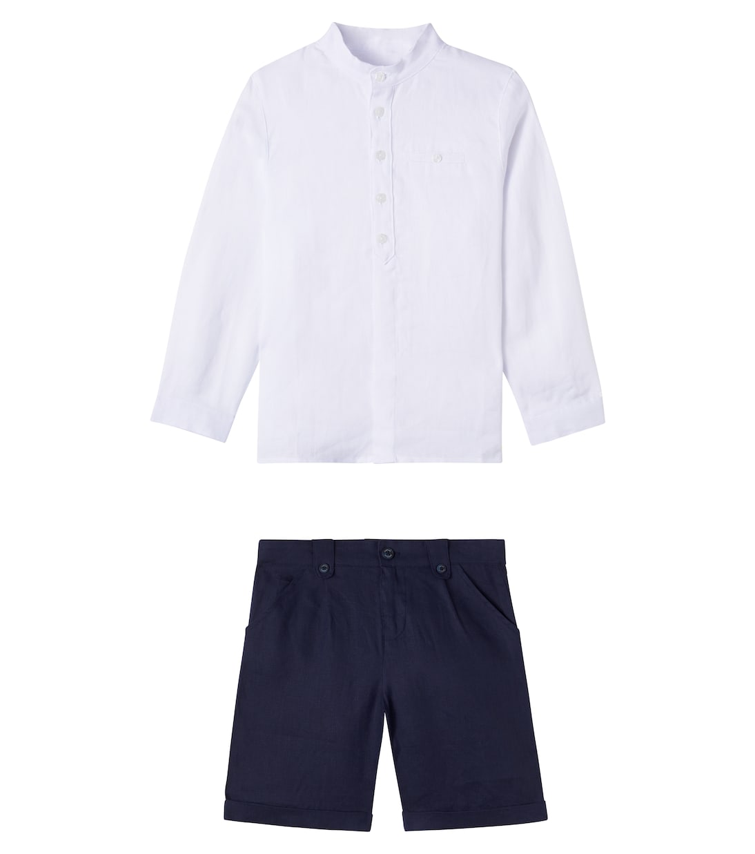 Camicia e shorts in lino | Tartine et Chocolat