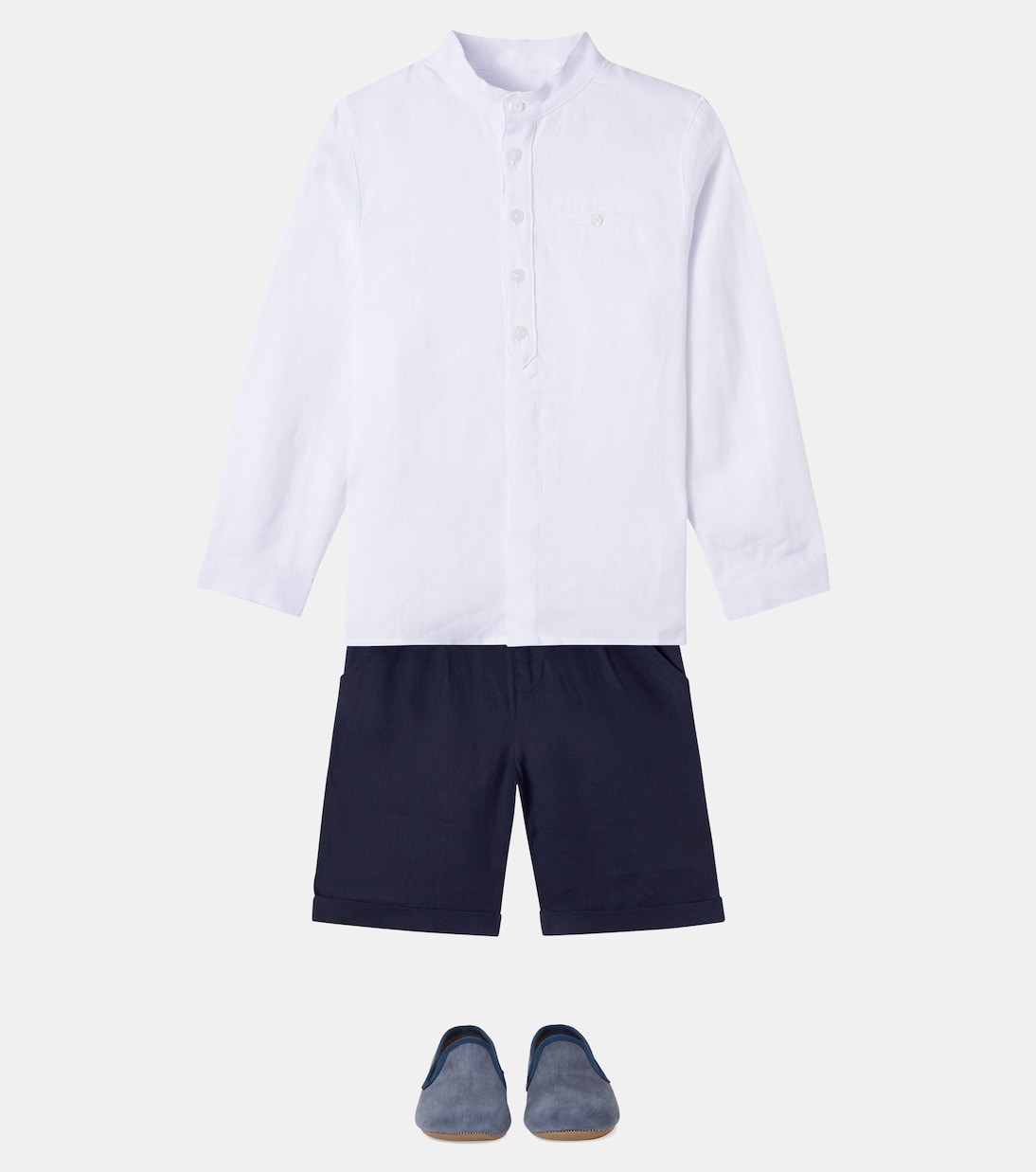 Ensemble chemise et short en lin | Tartine et Chocolat