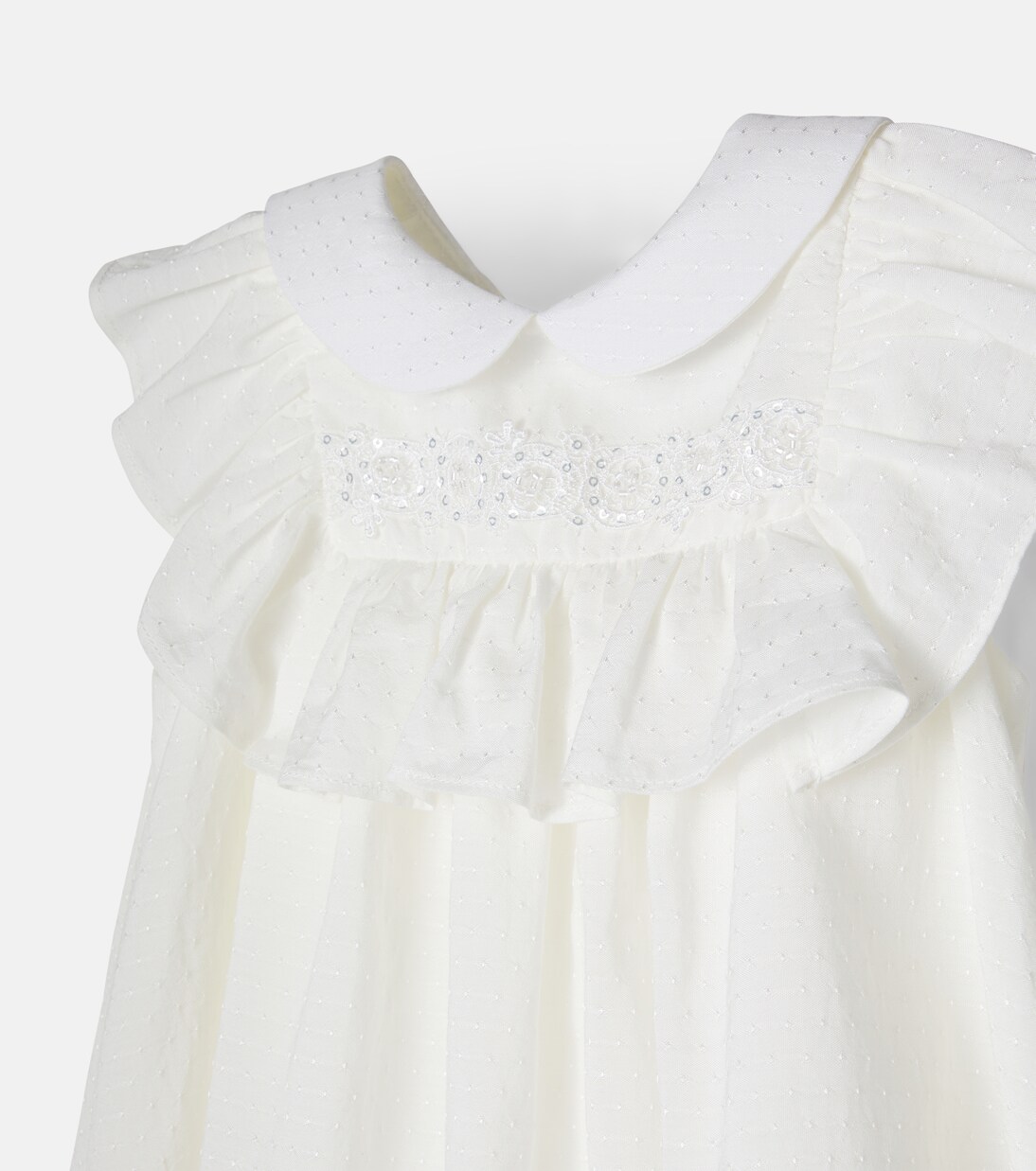 Baby ruffled cotton-blend dress | Tartine et Chocolat