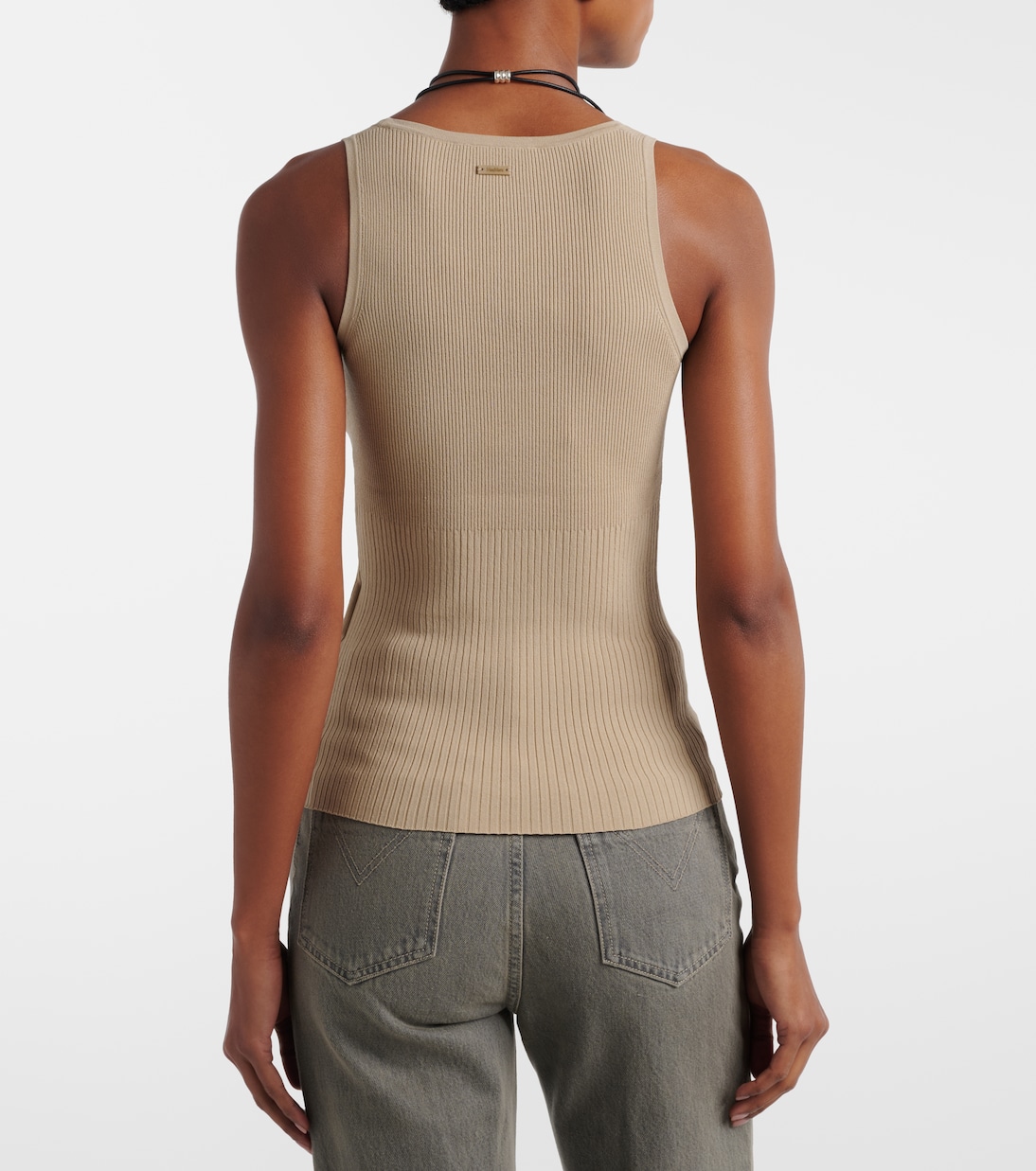 Ribbed-knit tank top | Max Mara
