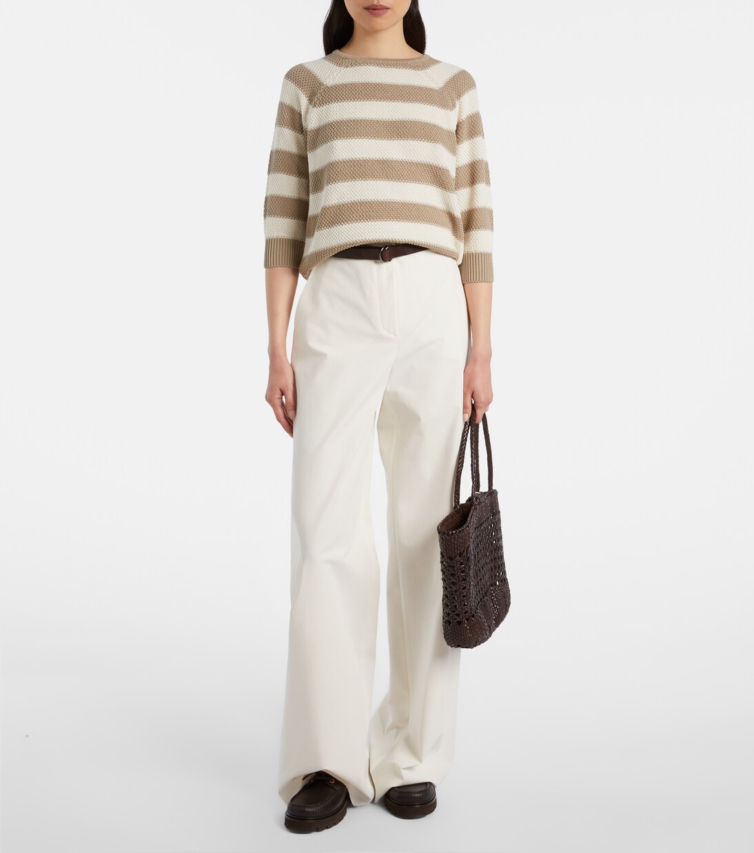 Ellisse striped cotton sweater | Max Mara