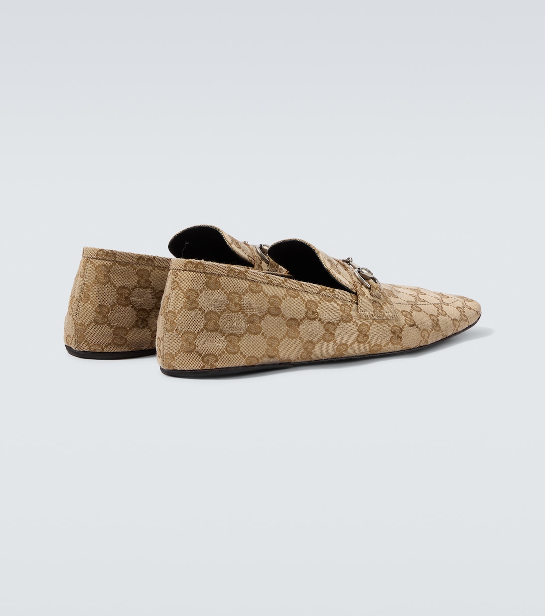 Mocasines de lona GG con Horsebit | Gucci