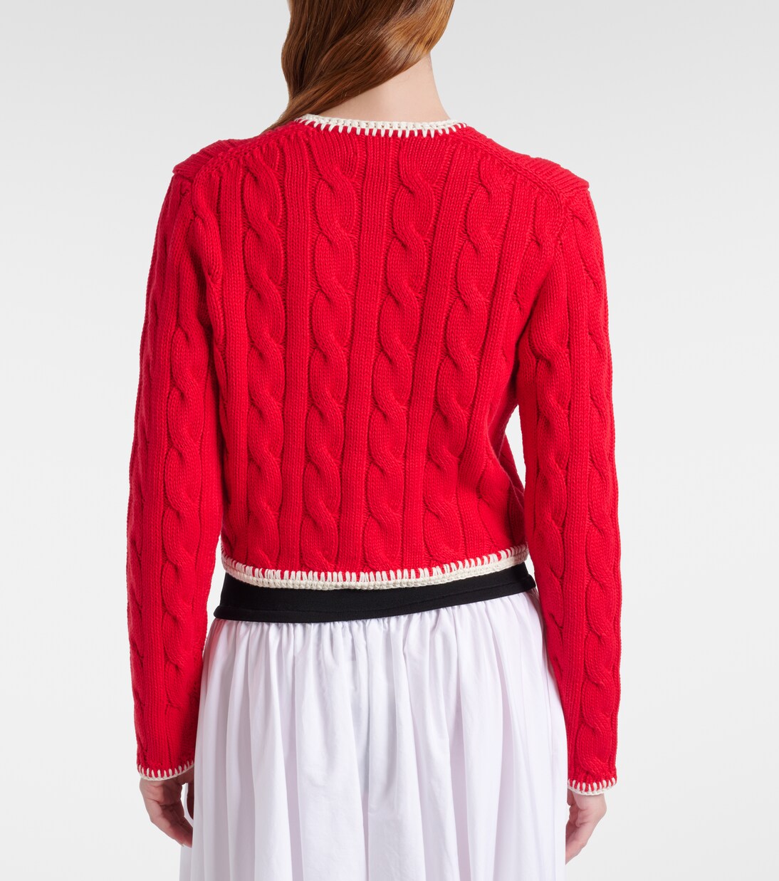 Cable-knit cotton cardigan | Polo Ralph Lauren