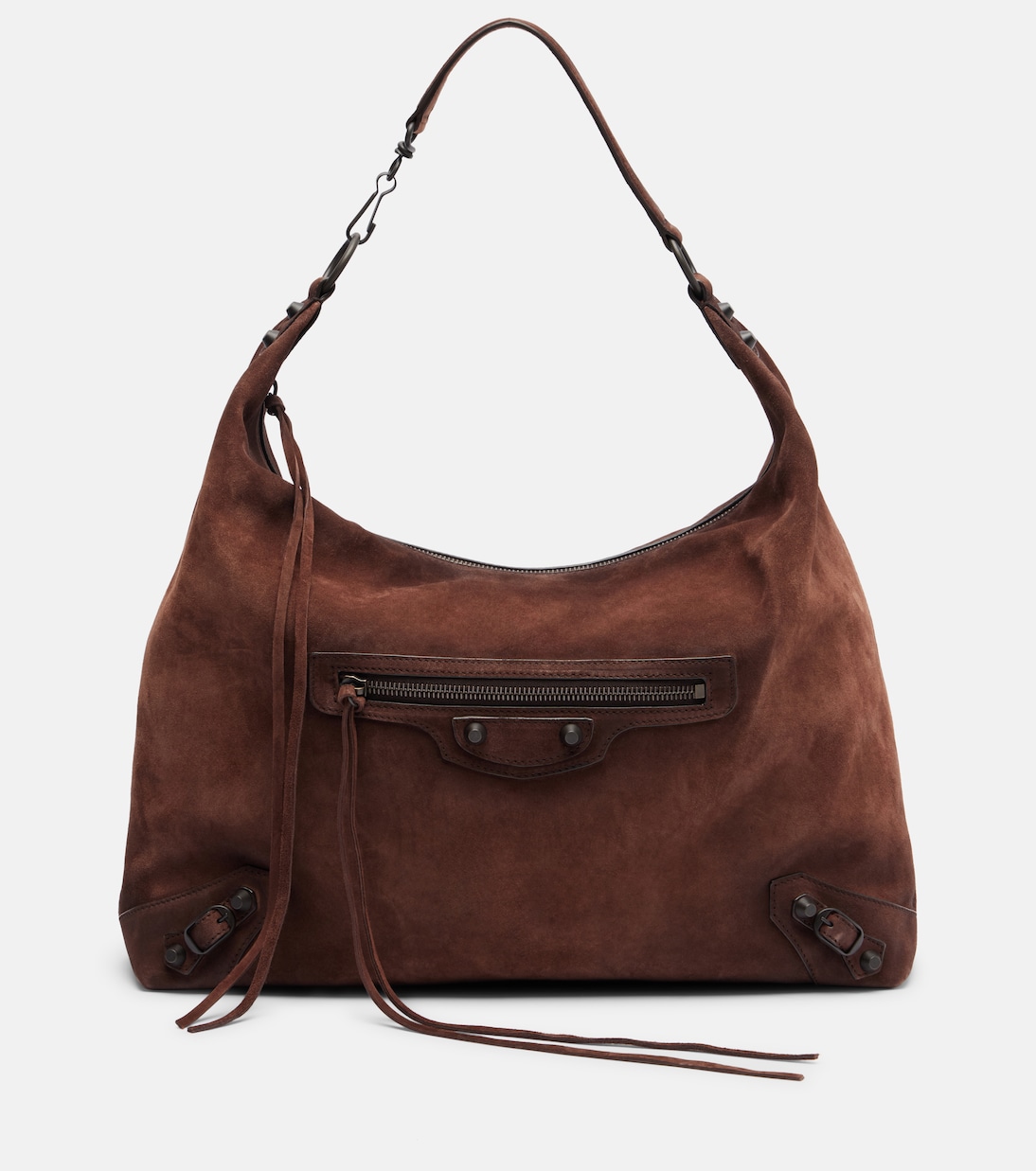 Le City suede shoulder bag | Balenciaga