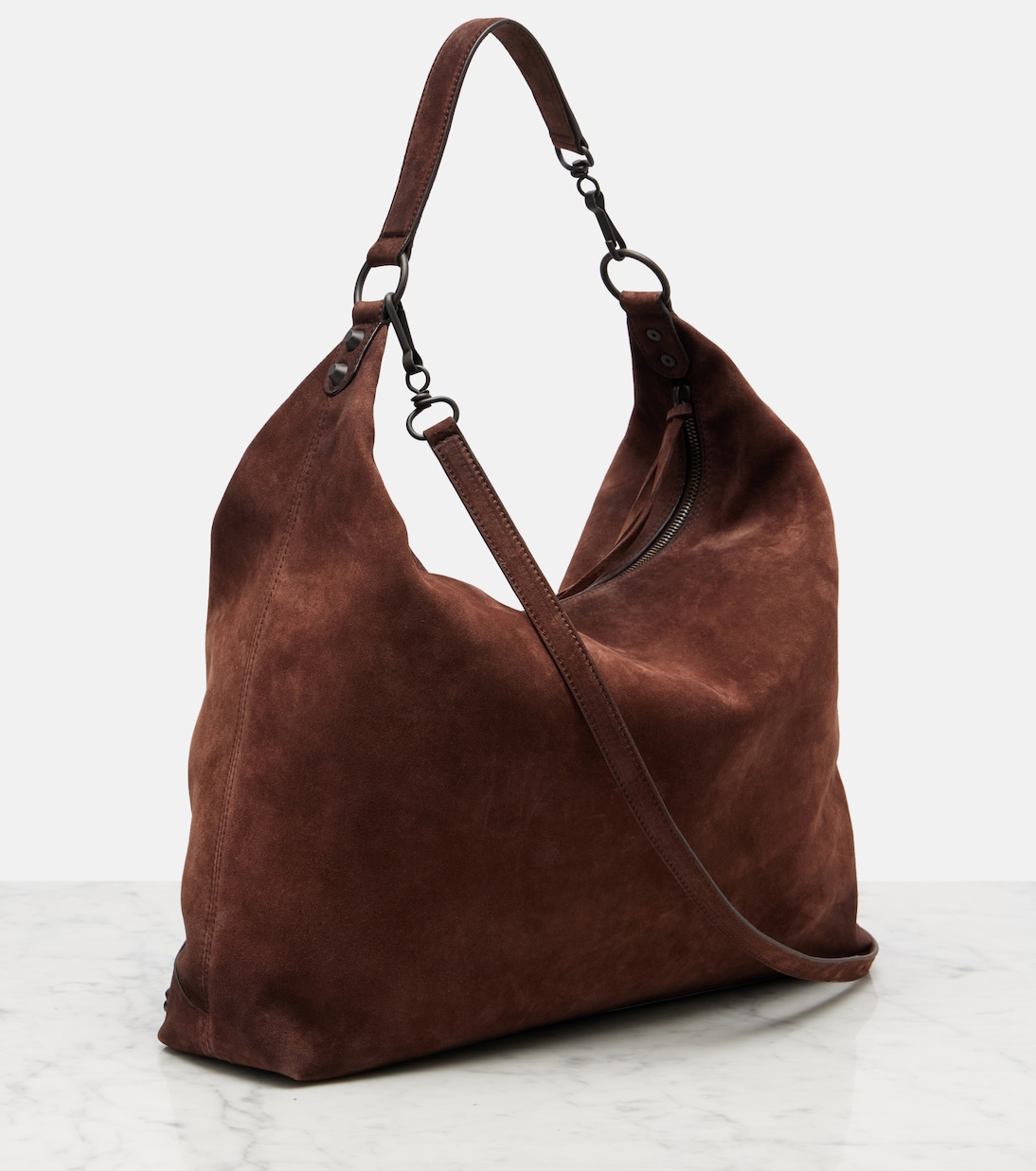 Le City suede shoulder bag | Balenciaga
