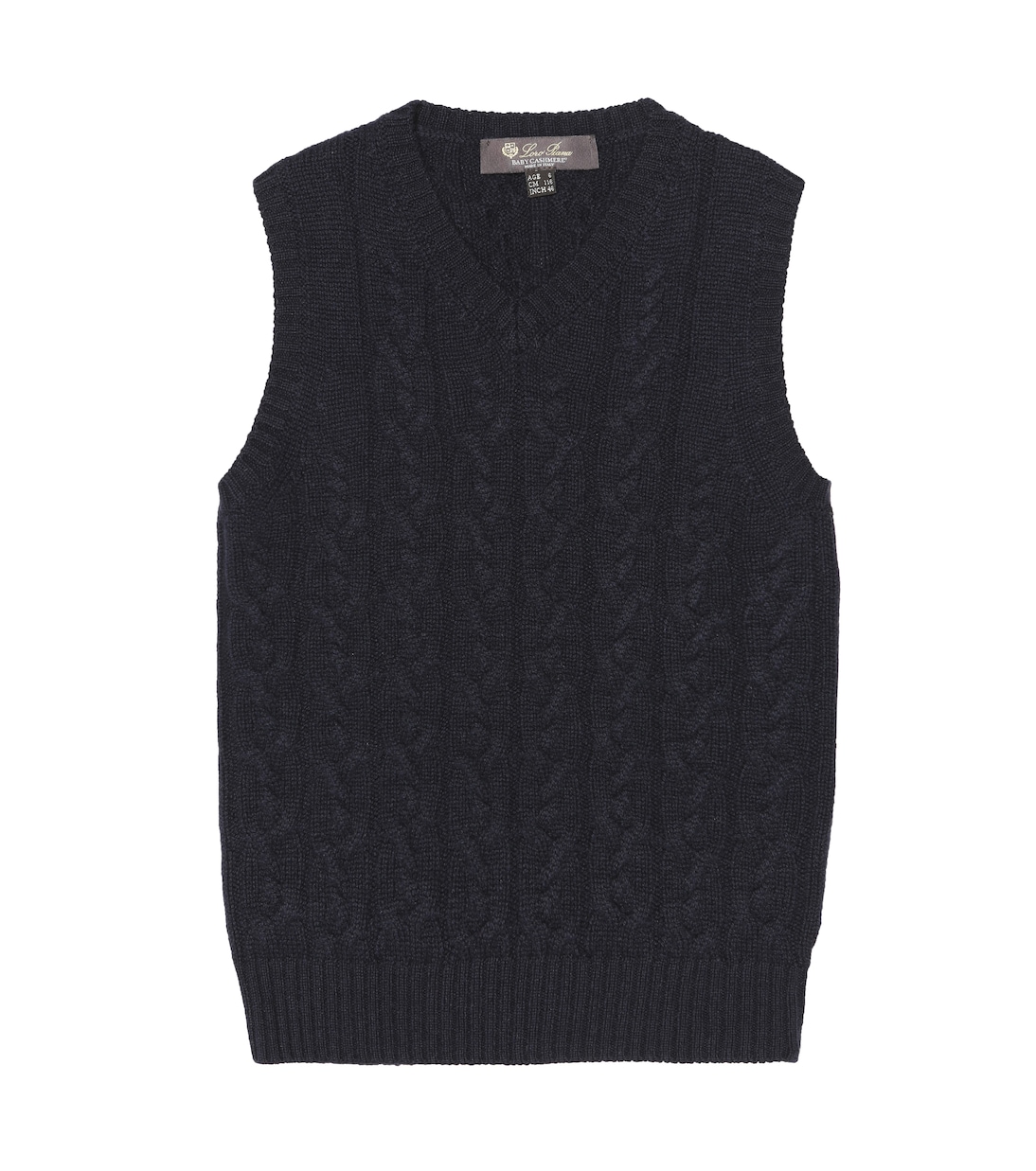 Pullunder Downy Cables aus Kaschmir | Loro Piana Kids