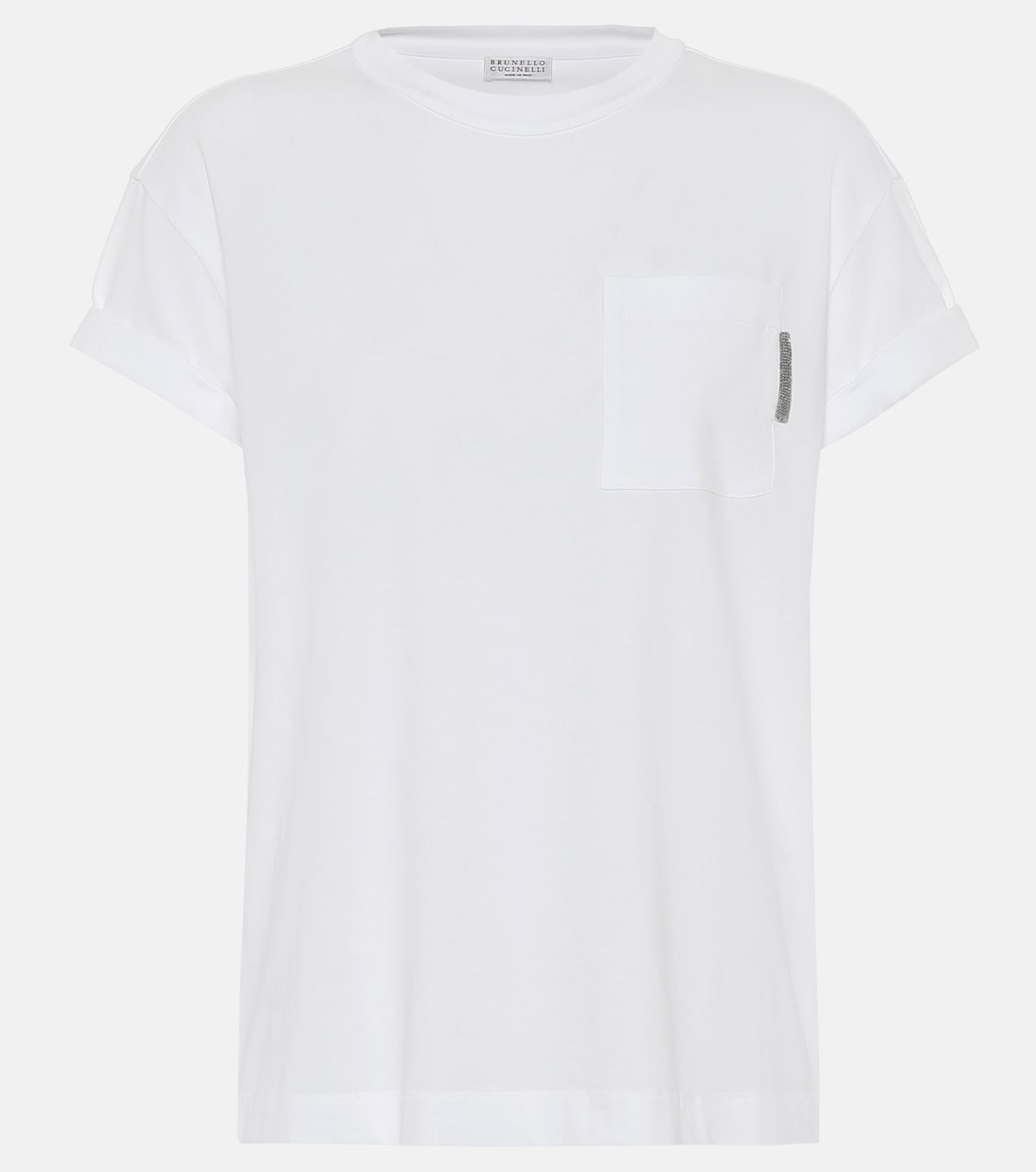 T-shirt in misto cotone | Brunello Cucinelli