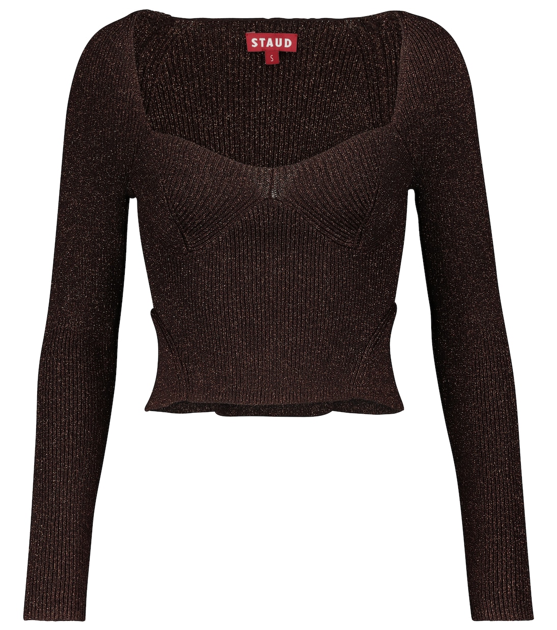 Cerro metallic sweater | Staud