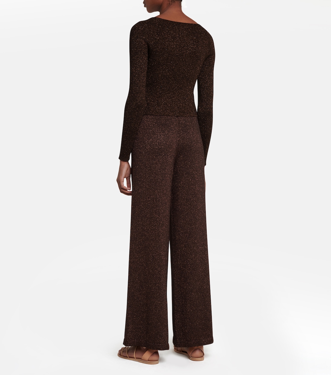 Cerro metallic sweater | Staud