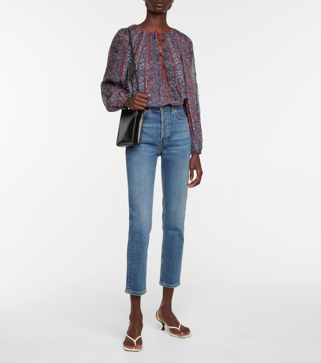 Deetra floral silk blouse | Ulla Johnson