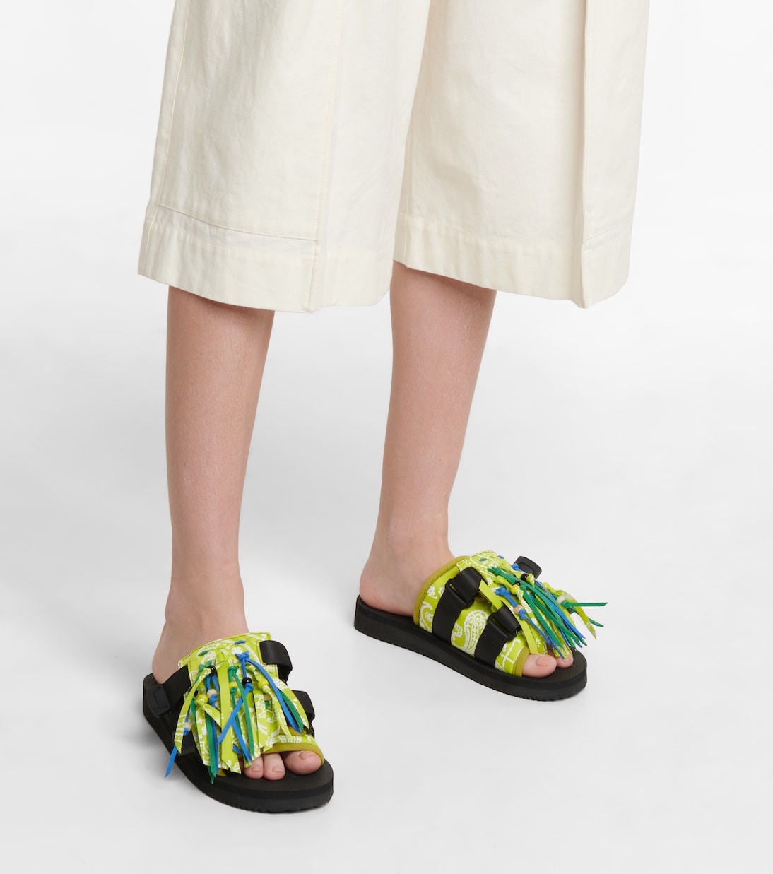 x Suicoke fringed sandals | Alanui