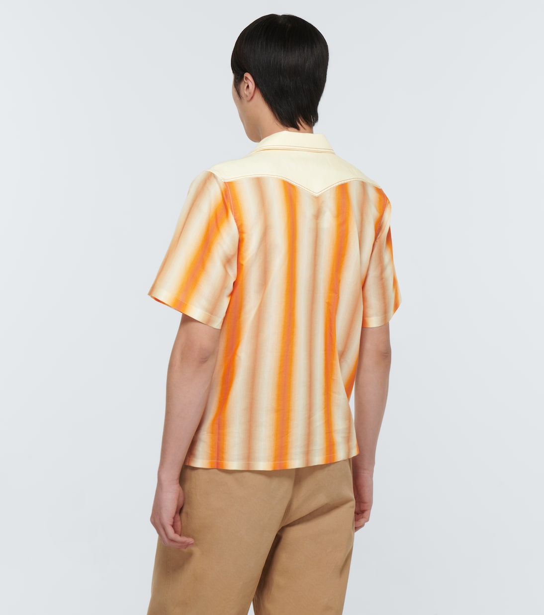 Camicia Sunrise da bowling a righe | Wales Bonner