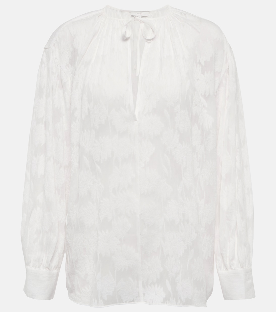 Bluse aus Seide und Baumwolle | Vince
