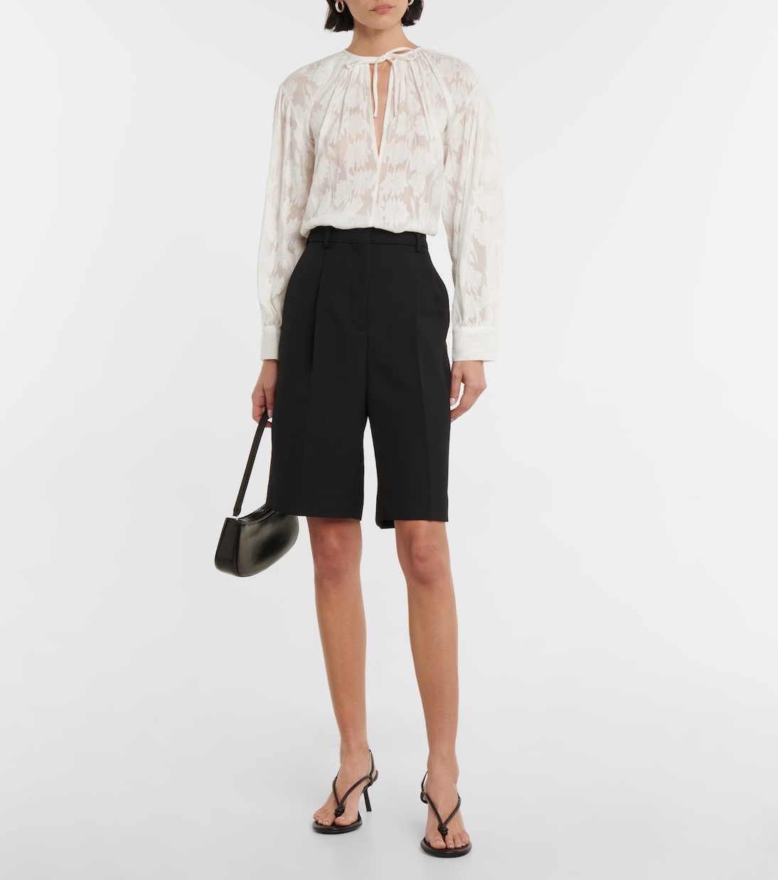 Bluse aus Seide und Baumwolle | Vince
