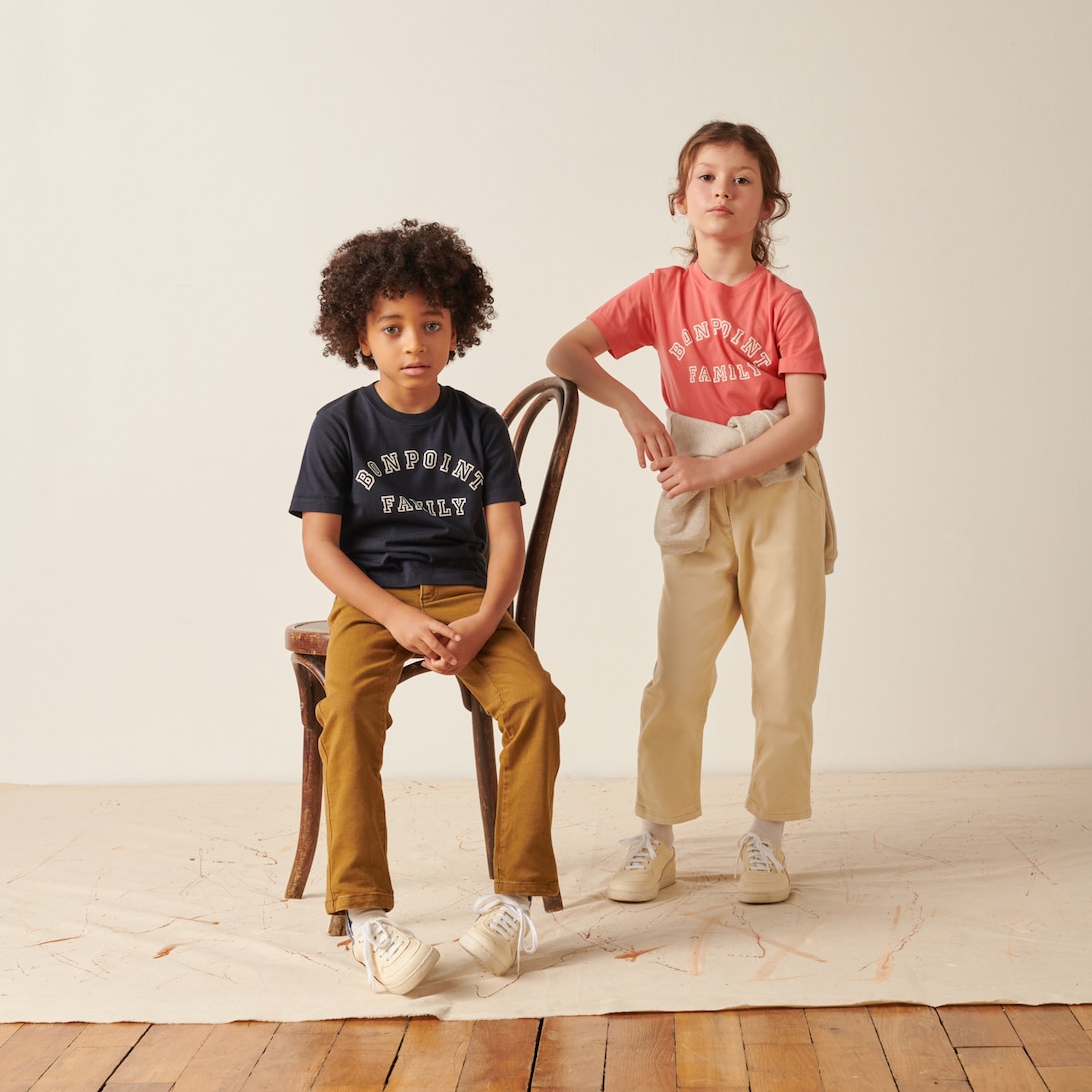 T-shirt en coton à logo | Bonpoint