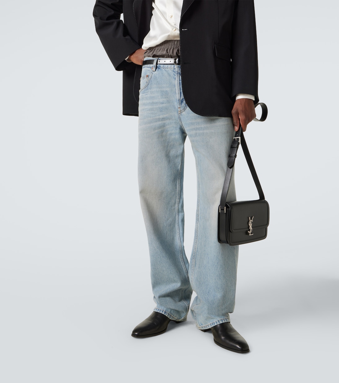 Sac Solferino Medium en cuir | Saint Laurent