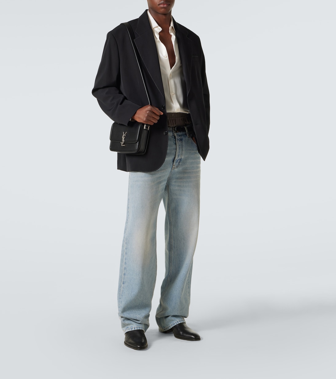 Sac Solferino Medium en cuir | Saint Laurent