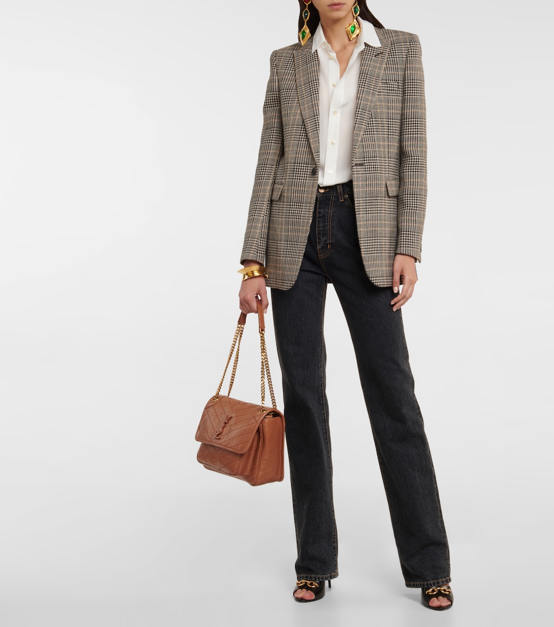 Borsa a spalla Niki Medium in pelle | Saint Laurent