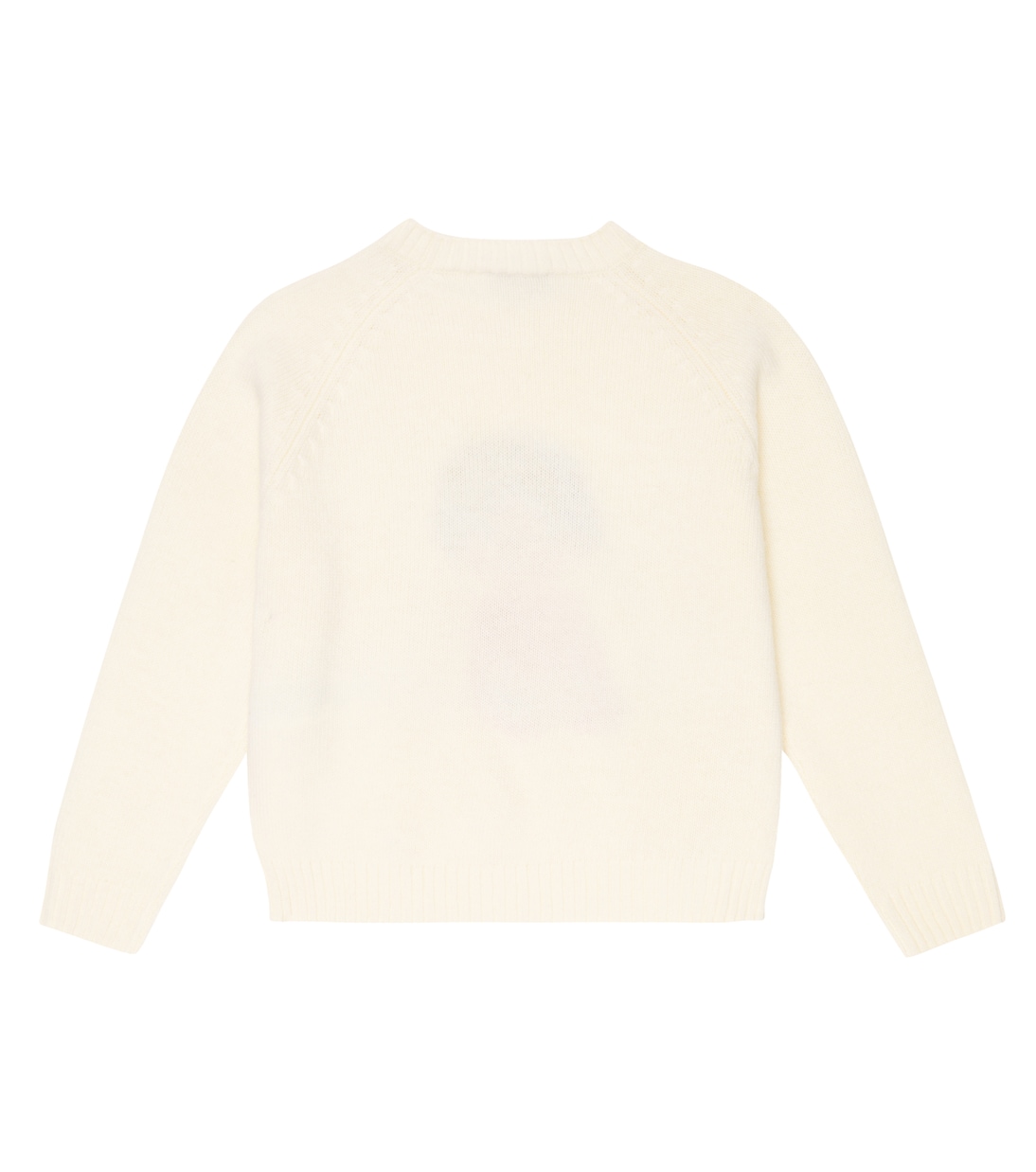 Pullover in lana vergine con ricamo | Il Gufo