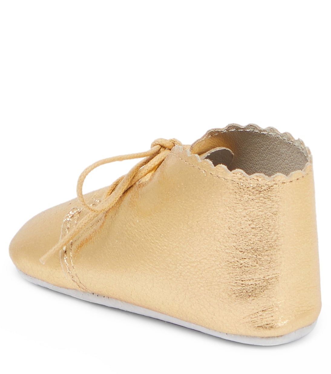 Bebé - zapatos de piel metalizada | Tartine et Chocolat