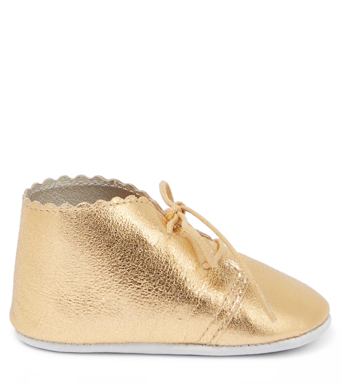 Bebé - zapatos de piel metalizada | Tartine et Chocolat