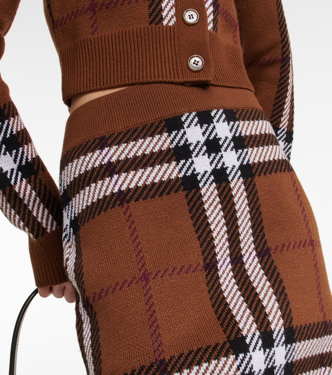 Minirock aus Wolle | Burberry