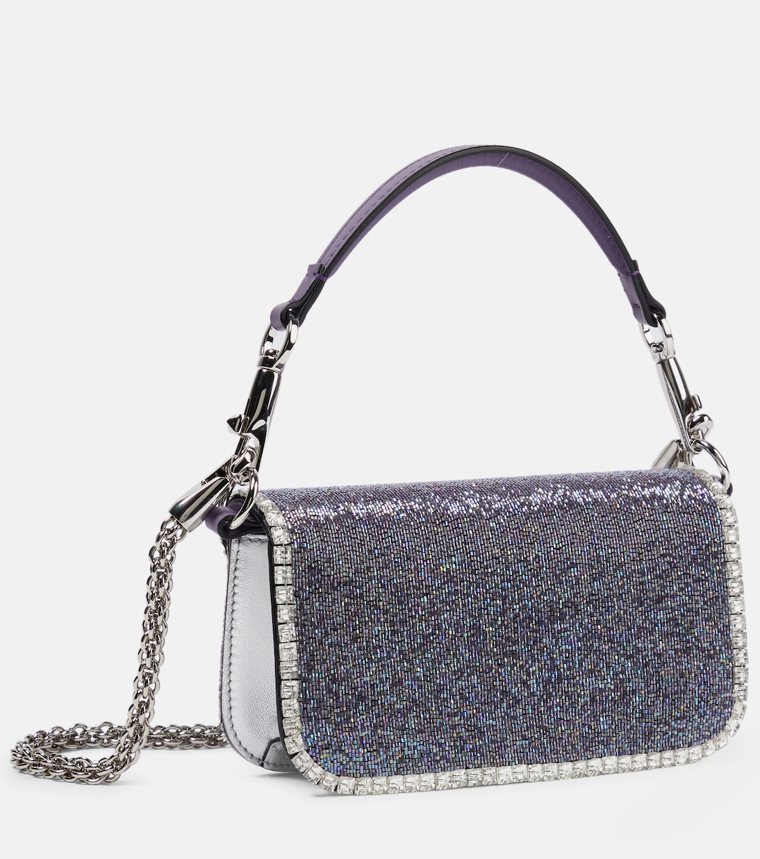 Borsa Locò Small in pelle con decorazione | Valentino Garavani