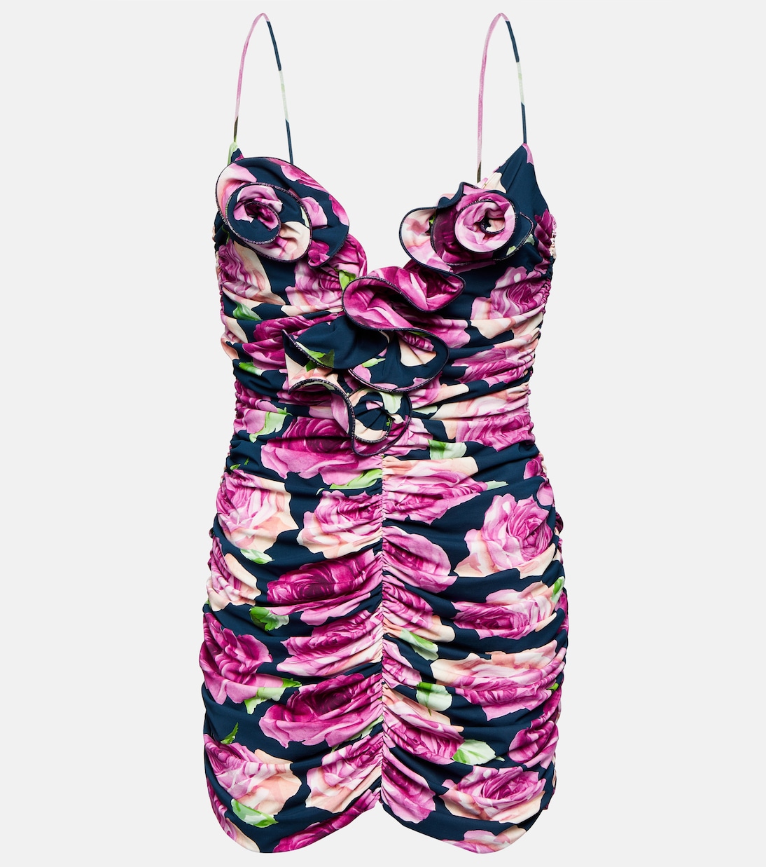 Floral ruched minidress | Magda Butrym