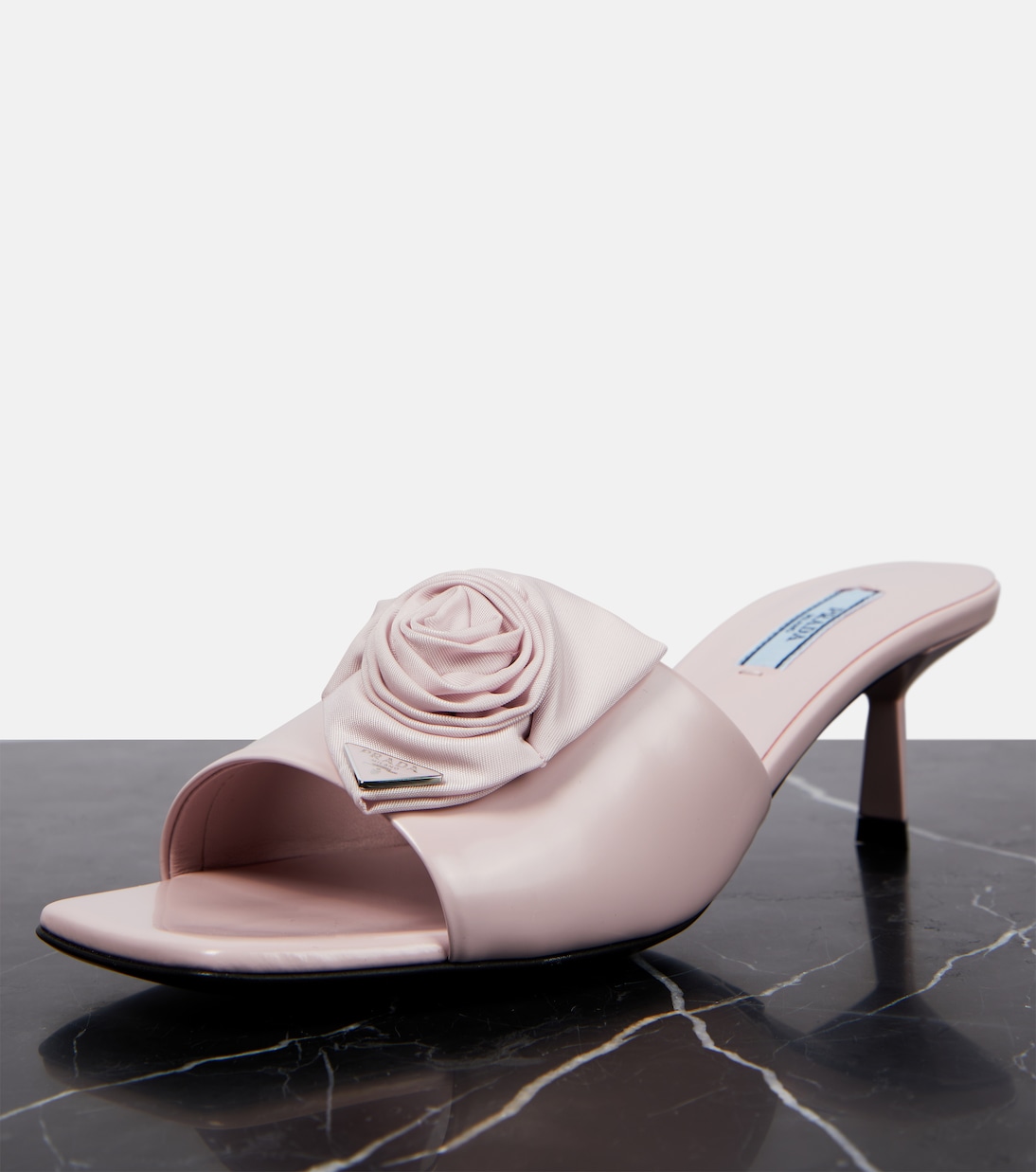 Pantoletten aus Leder | Prada