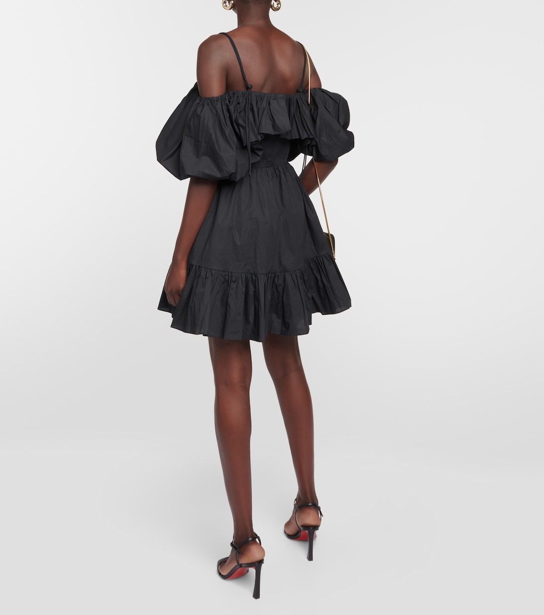 Vestido corto Lila en popelín de algodón | Ulla Johnson