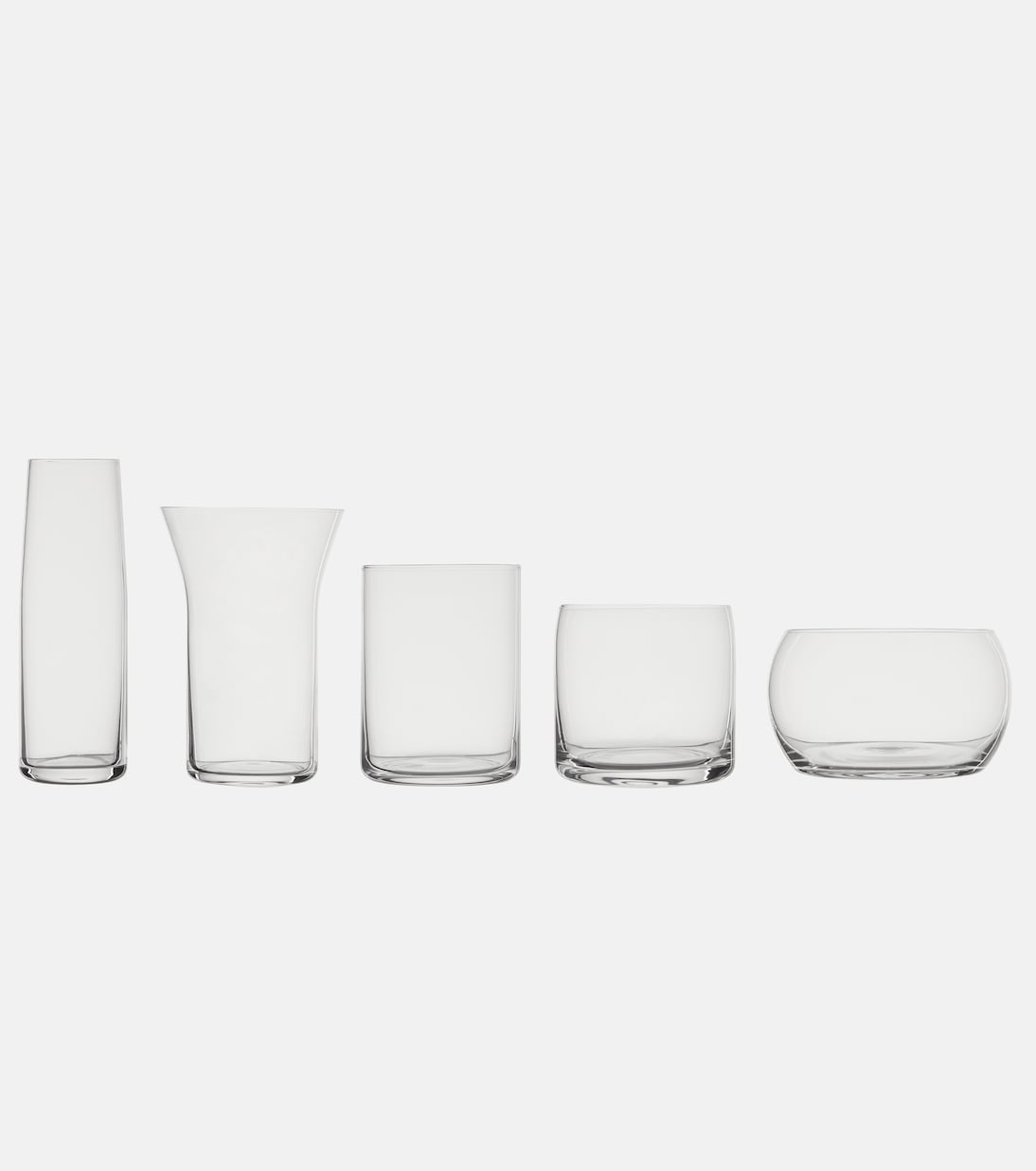 5-in-1 set of 5 glasses by Joe Colombo | Karakter