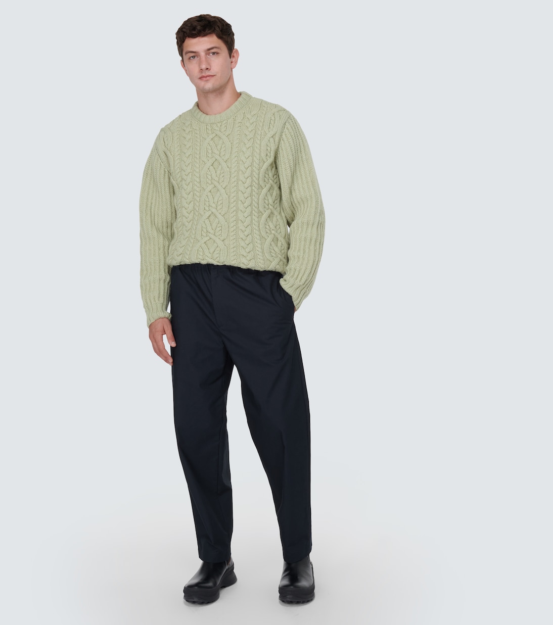 Pantalones rectos de algodón | Jil Sander