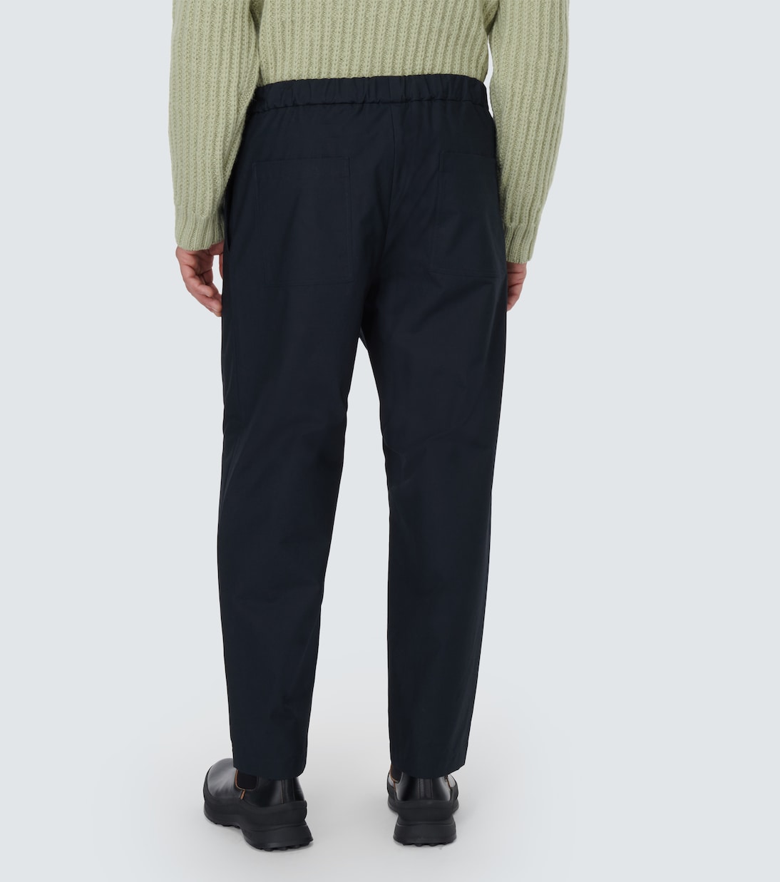 Pantalones rectos de algodón | Jil Sander