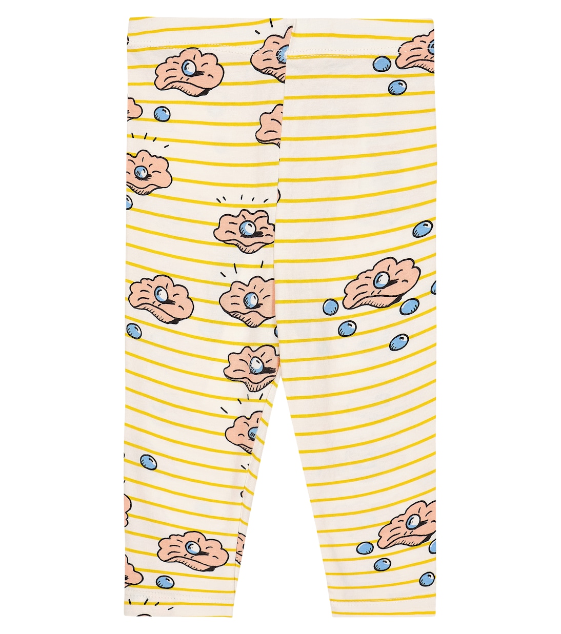 Baby - Leggings in misto cotone con stampa | Mini Rodini