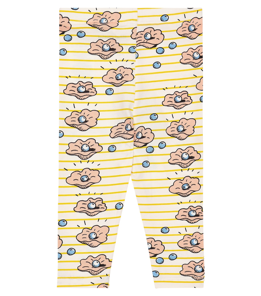 Baby - Leggings in misto cotone con stampa | Mini Rodini