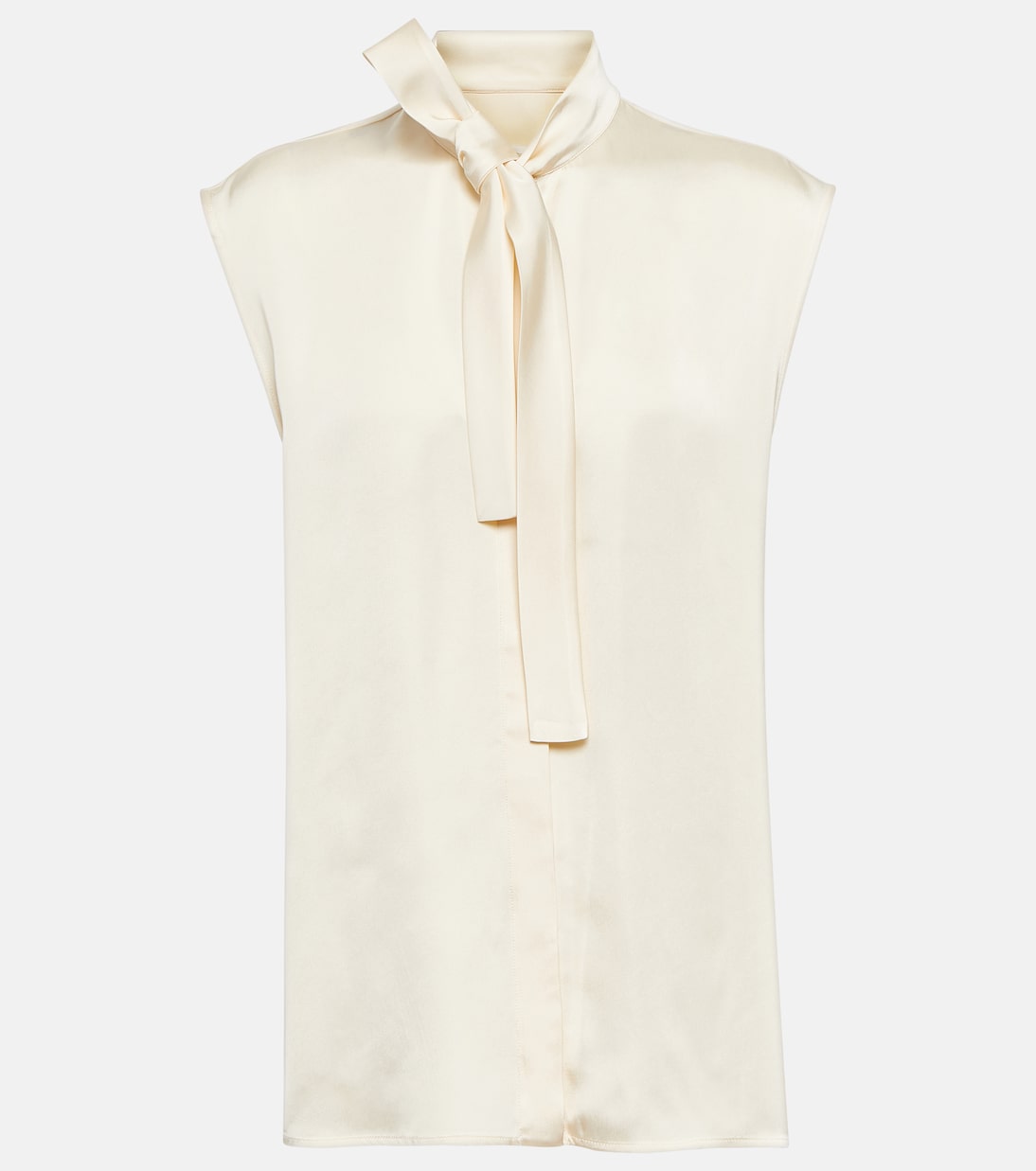 Satin sleeveless blouse | Jil Sander