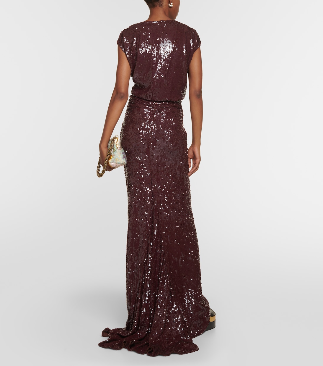 Jupe longue à sequins | Dries Van Noten