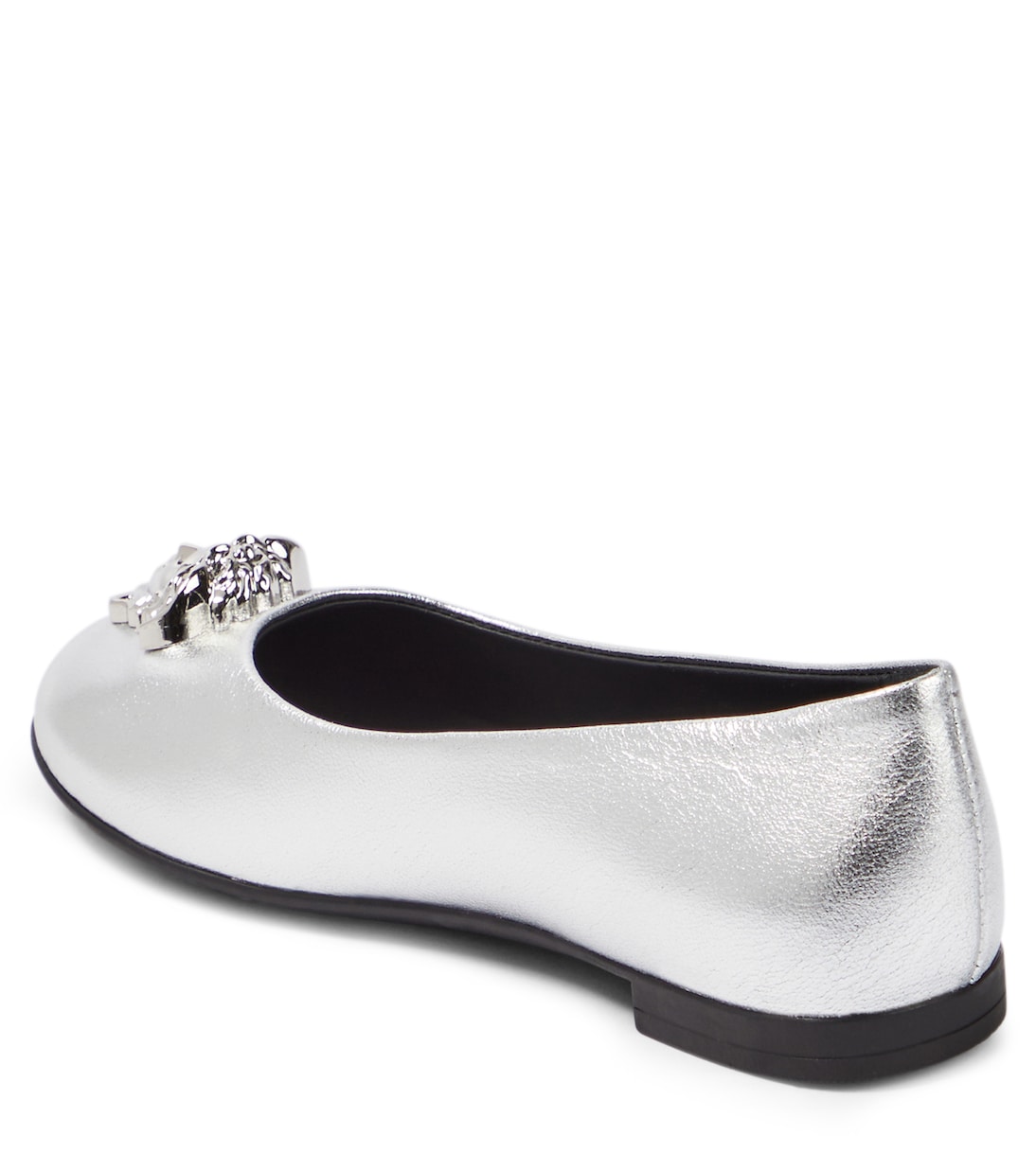 Ballerine La Medusa in pelle metallizzata | Versace Kids