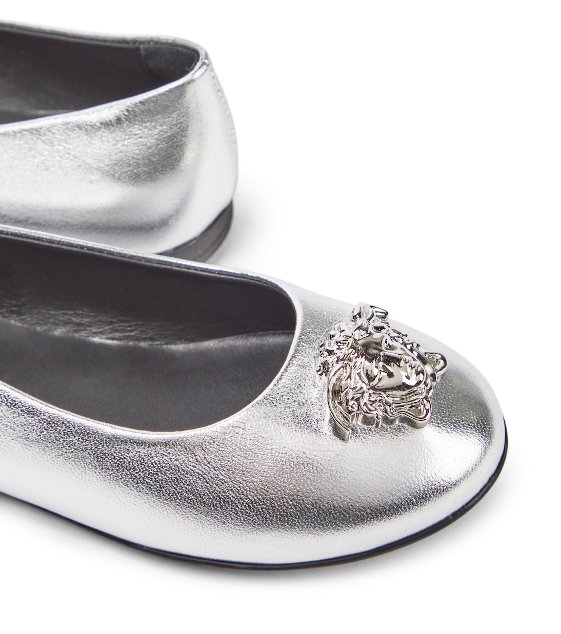 Ballerine La Medusa in pelle metallizzata | Versace Kids