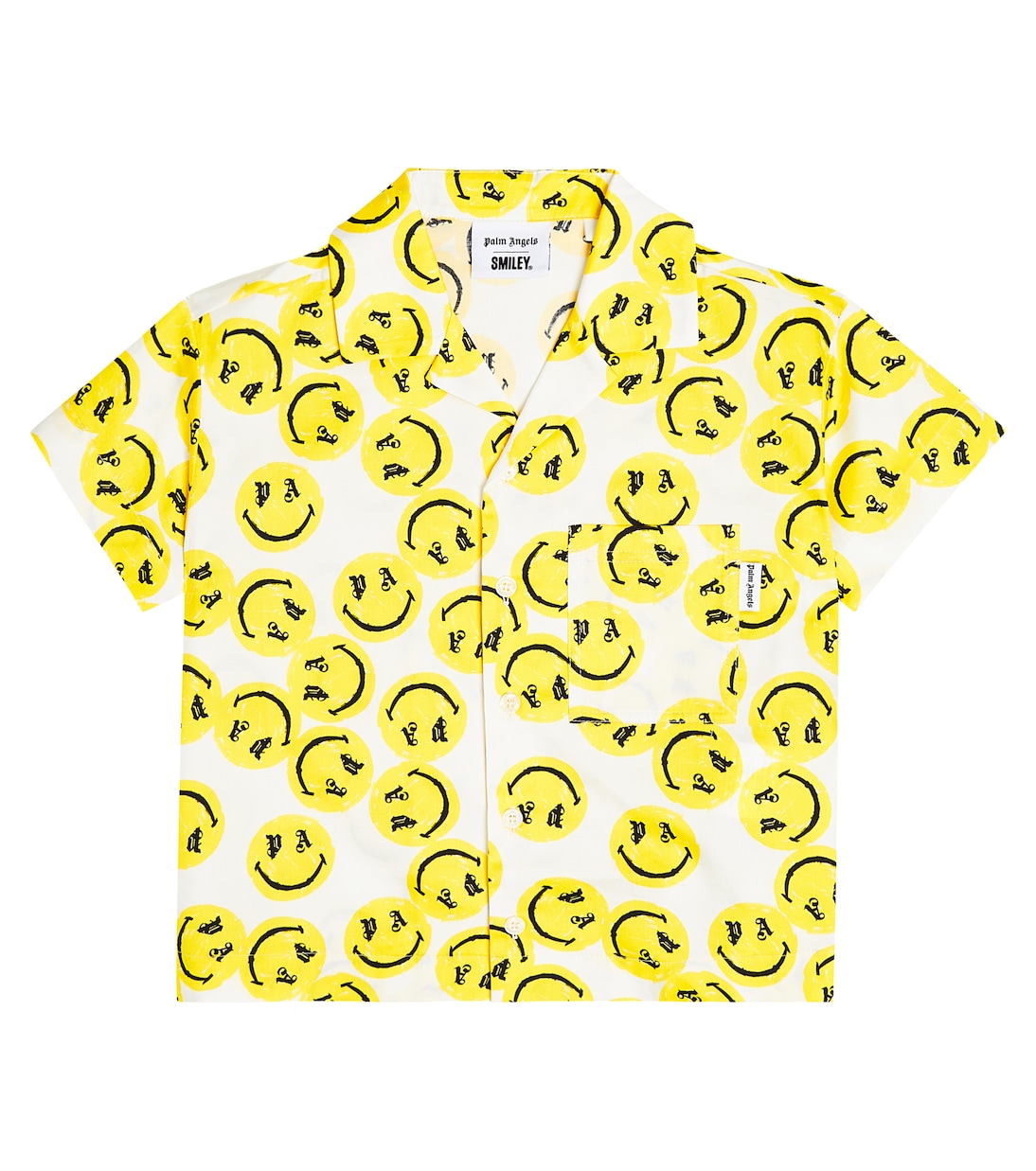 Camicia in cotone con stampa | Palm Angels Kids