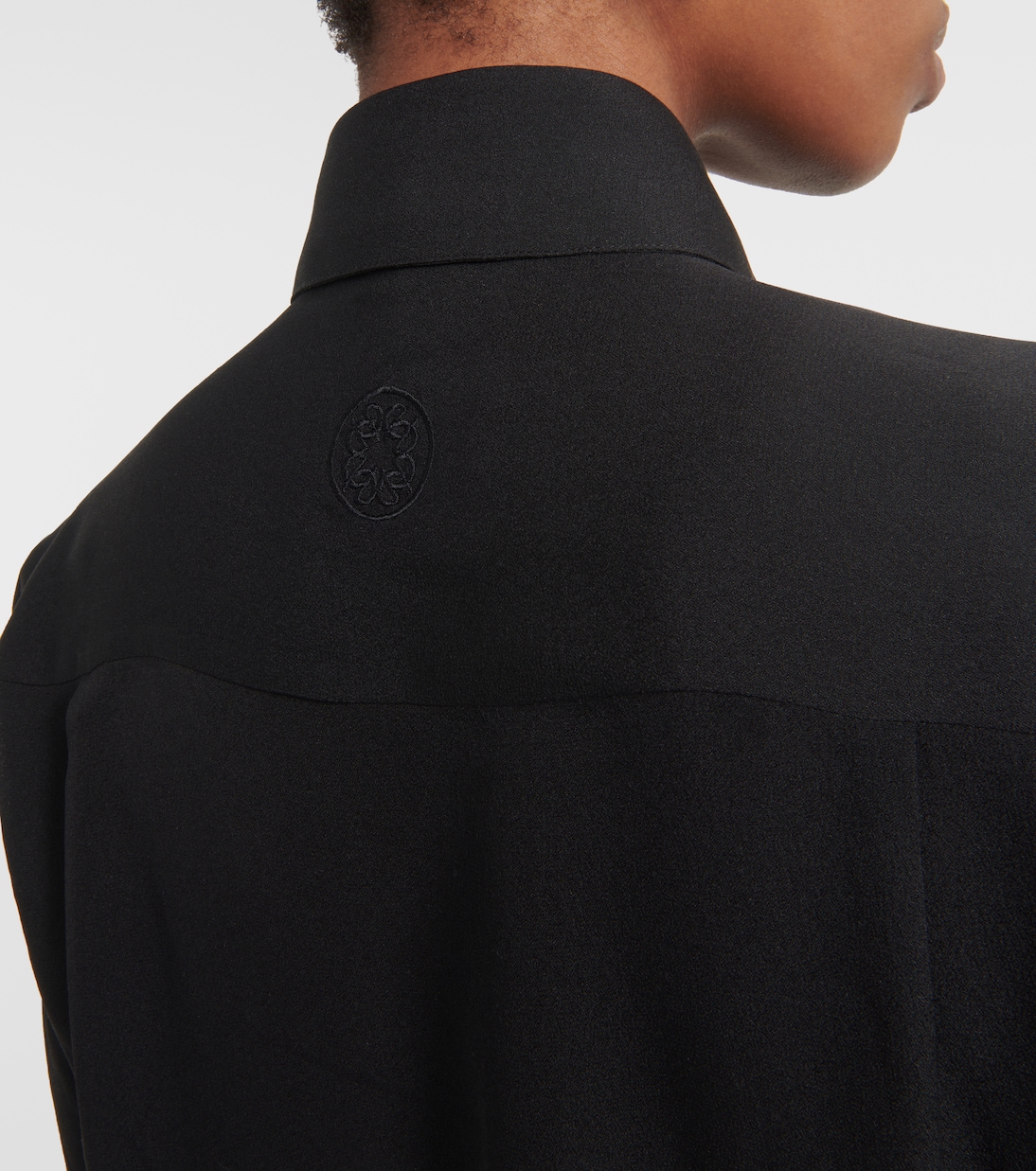 Blusa in misto seta con pizzo | Elie Saab