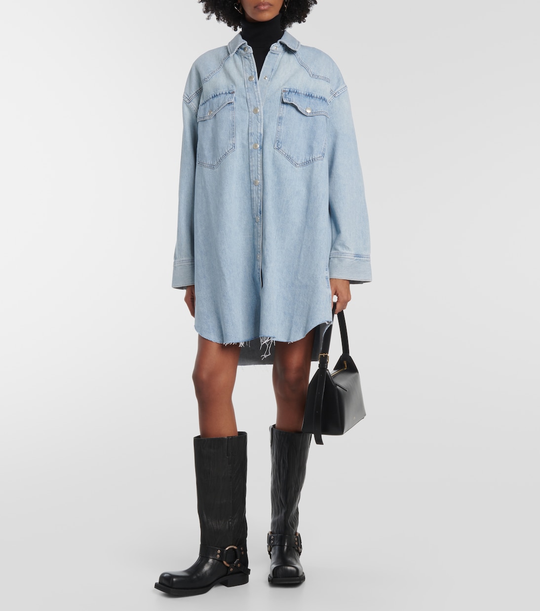 Jessa denim shirt dress | Agolde